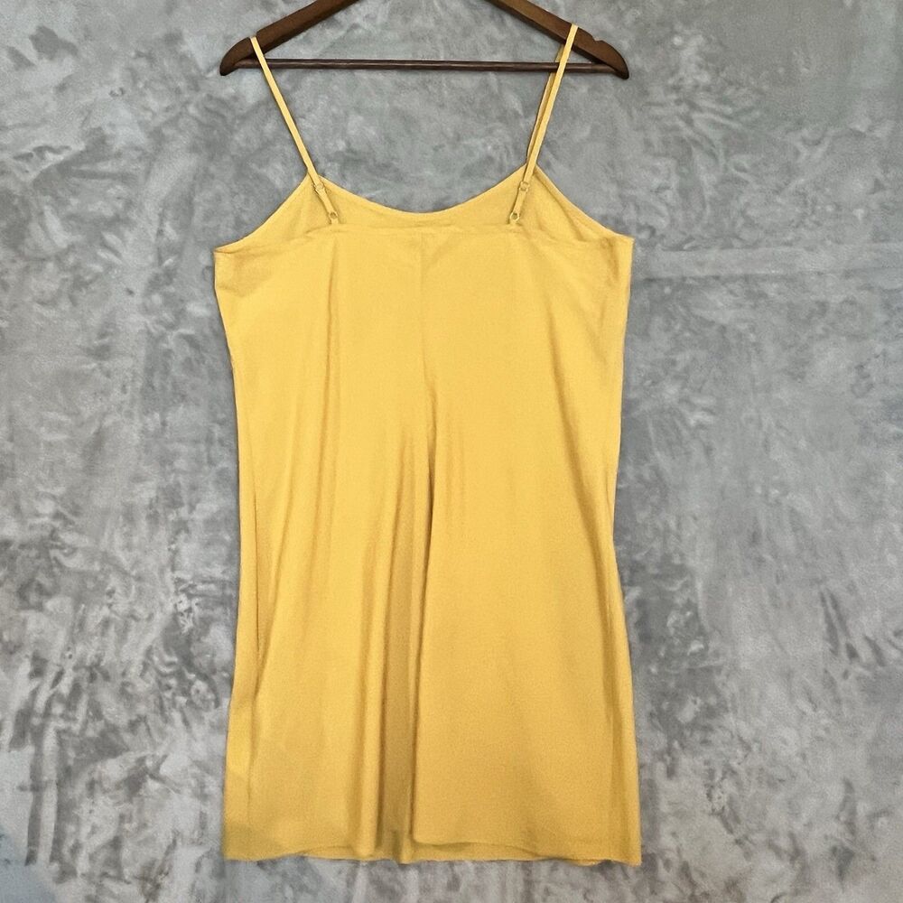 Nanette Lepore Mustard Yellow Lightweight Spaghetti Strap Slip Dress Women’s 6 - Picture 8 of 8